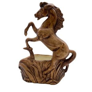 Maddux Rearing Horse Stallion Planter 1959 MCM Vintage